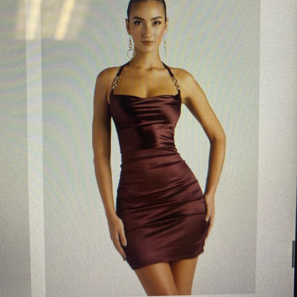 Windsor wine color or red color homecoming Dress